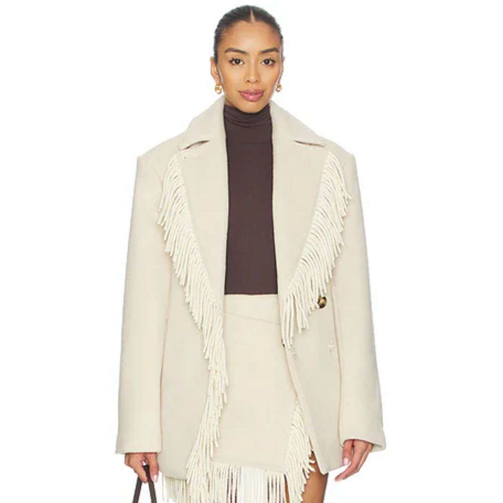 Lovers and Friends Whitney Coat in Cream